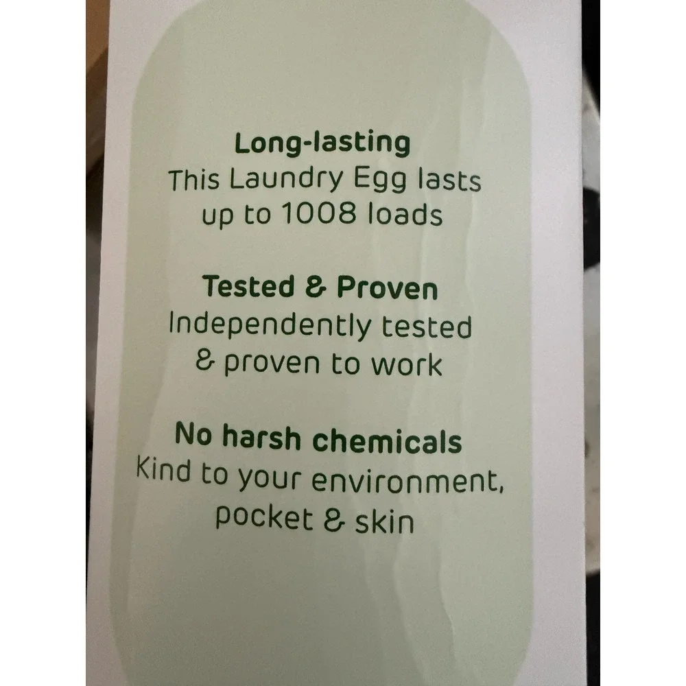 Ecoegg 1008 Load Colors and Whites Laundry Kit‎ UNSCENTED FRAGRANCE FREE NEW!